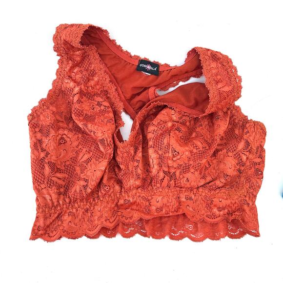 Cosabella Bundle Never Say Never Racerback Lace Bralette Bras Set Colors Medium - Picture 2 of 5